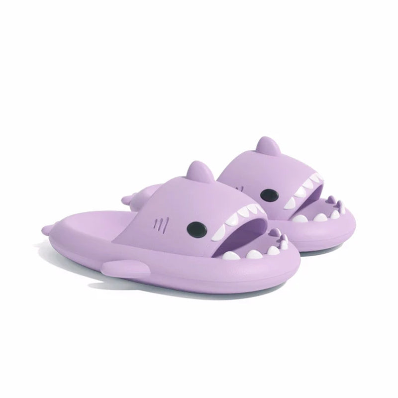 2024 Shark Slides Women Men Summer Shark Slippers Home EVA Bathroom Casual Sandals Outdoor Cool Couple Beach Flip Flops