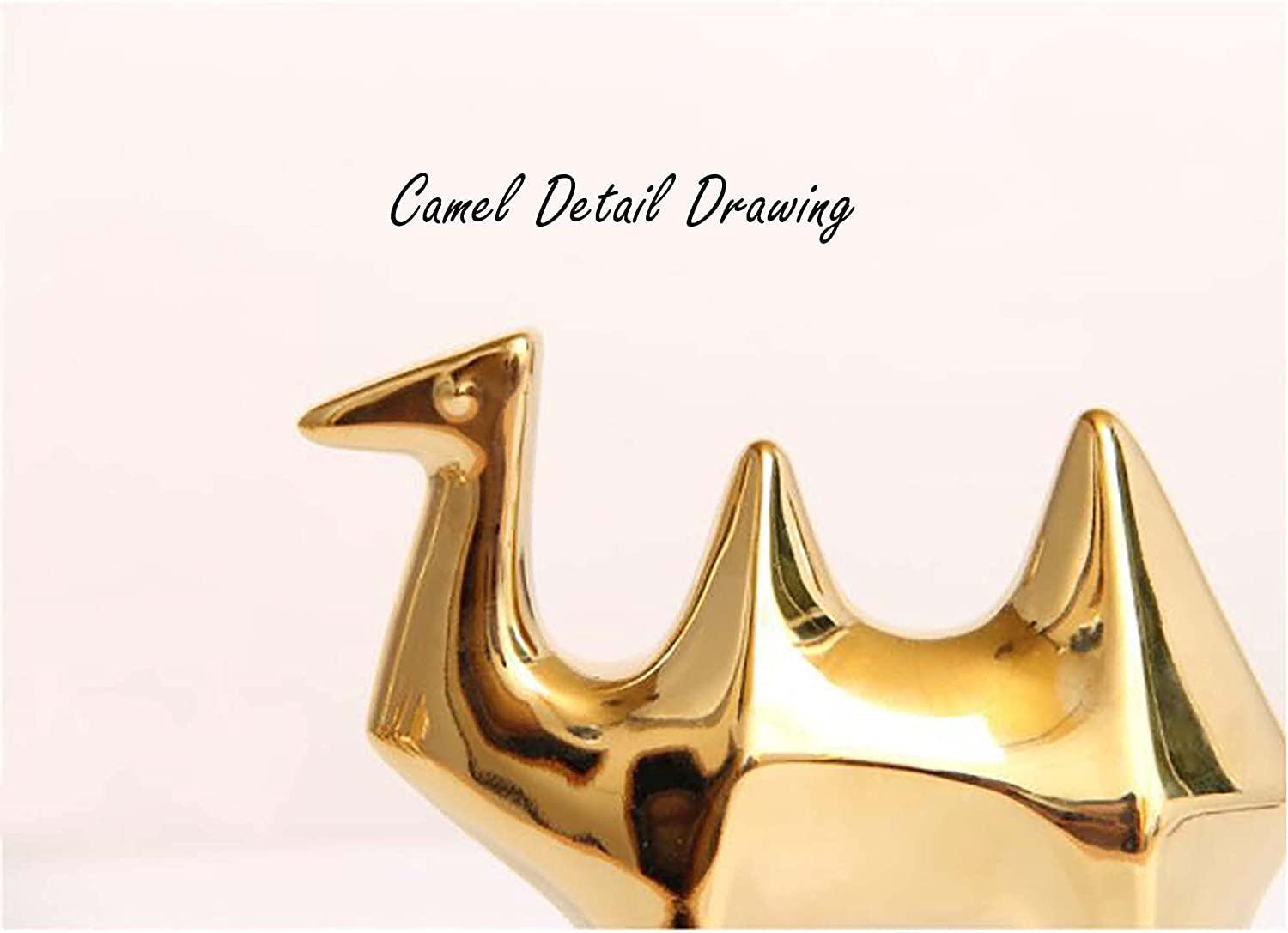 Small Animal Statues Home Decor Modern Style Gold Decorative Ornaments for Living Room, Bedroom, Office Desktop, Cabinets