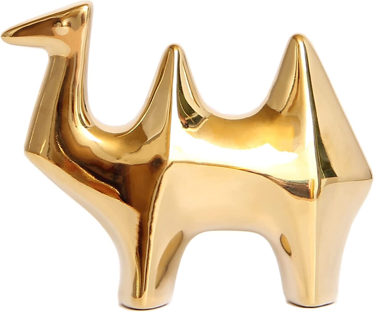 Small Animal Statues Home Decor Modern Style Gold Decorative Ornaments for Living Room, Bedroom, Office Desktop, Cabinets